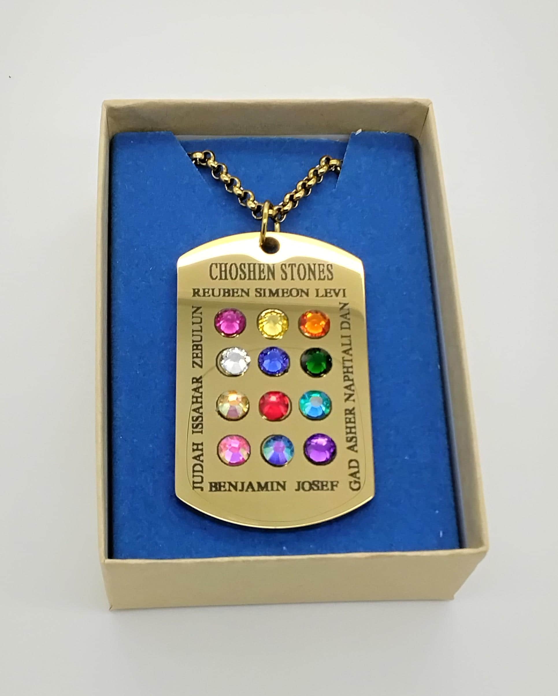 Ephod Hoshen Choshen 12 Tribes Necklace