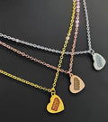 Hebrew YHVH Jehovah name of God pendant available in 3 colors engraved Stainless steel with 18" necklace scripture jewelry