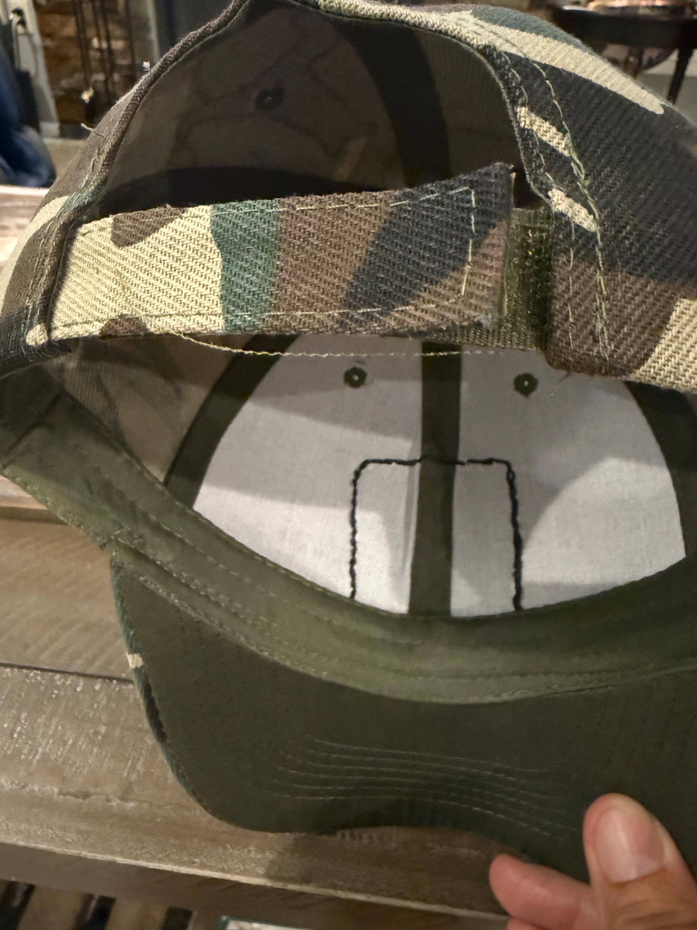 IDF Hat baseball cap leatherette patch laser engraved and heat pressed applied hand stitched Givati unit Camo and blue and white Israel flag