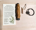 Bethlehem Olive Wood Handmade Key Chain With Holy Water Holy Soil Holy Land