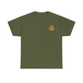 IDF T-shirt 100% cotton with small pocket size logo in the front and large logo in the back Israel Army shirt unisex adult