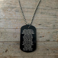Travel prayer Hebrew blessing necklace
