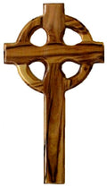 Celtic Cross - Olive Wood from the Holy Land 4"