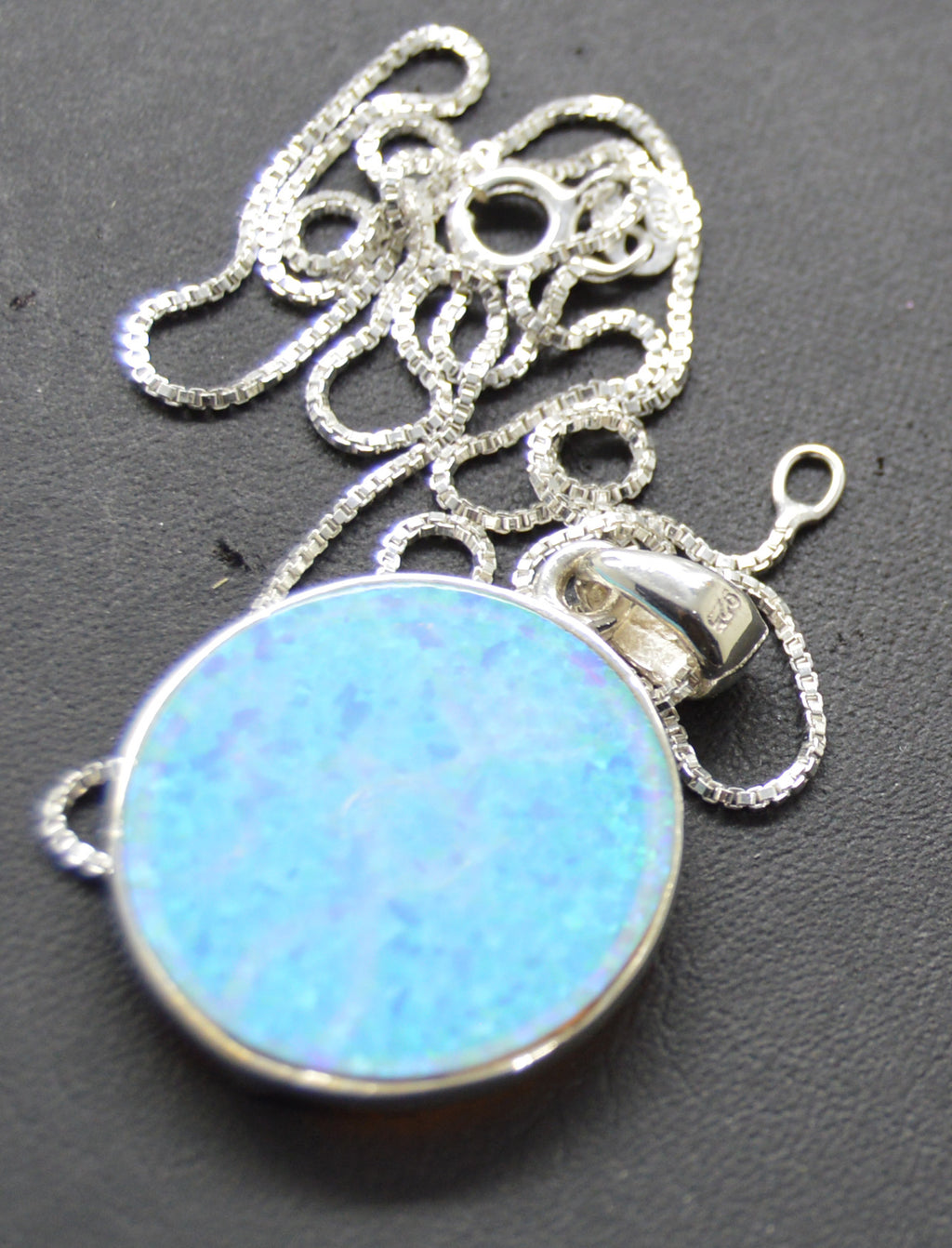Messianic Seal with Opal Stone - Oval 925 sterling silver from Israel