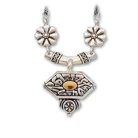 Give Thanks to the Lord Leehee Scripture Necklace from Israel