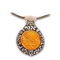 "Light" Psalms 36:9. Sterling Silver, 24kt Gold Plated Leehee Scripture Necklace