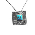 The Aaronic Blessing Necklace with Opal hand made in Israel sterling silver Scripture jewelry
